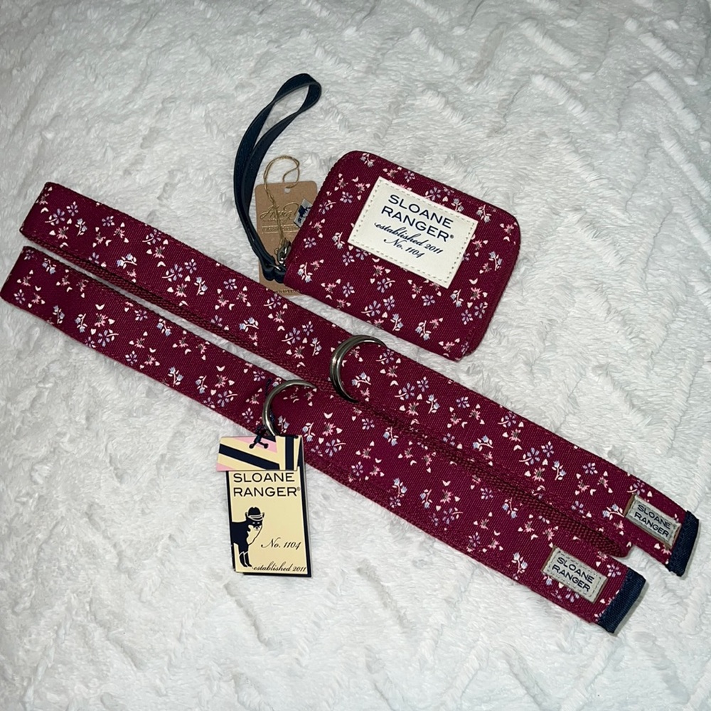 NWT Sloane Ranger belt sz XS/S & wristlet wallet(plus one nwot belt at no cost)